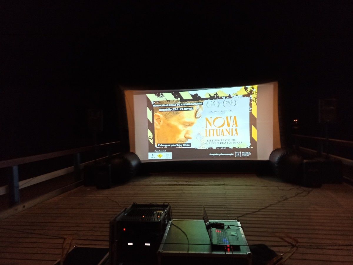 „Kino zona“ ant Palangos tilto ypatingai progai
