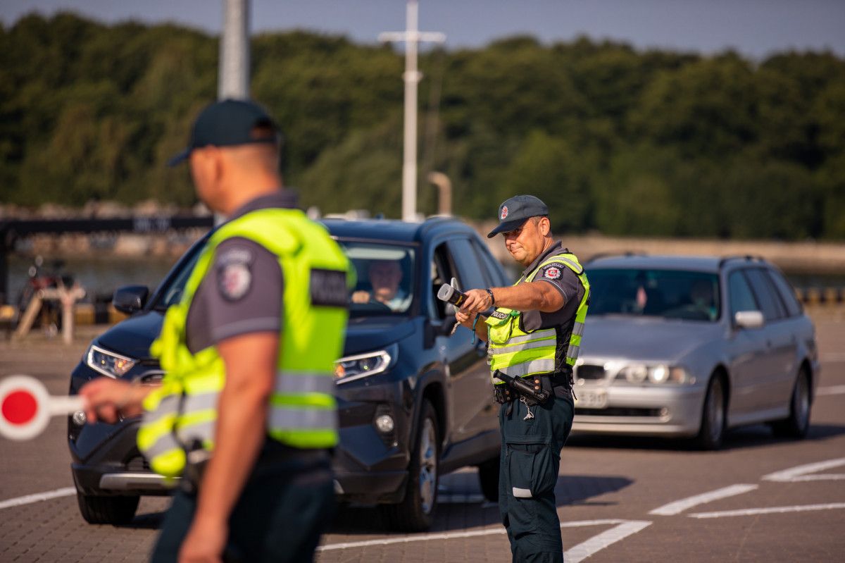 Klaipėdos apskrities kelių policijos priemonių rezultatai – nustatyta 11 neblaivių vairuotojų ir 6 apsvaigę dviratininkai
