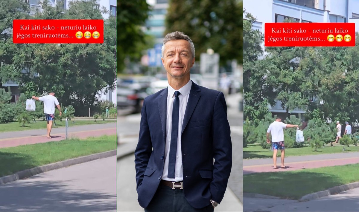 Prof. Arūnas Emeljanovas ieško Palangoje pamatyto vyro. FOTO: DELFI