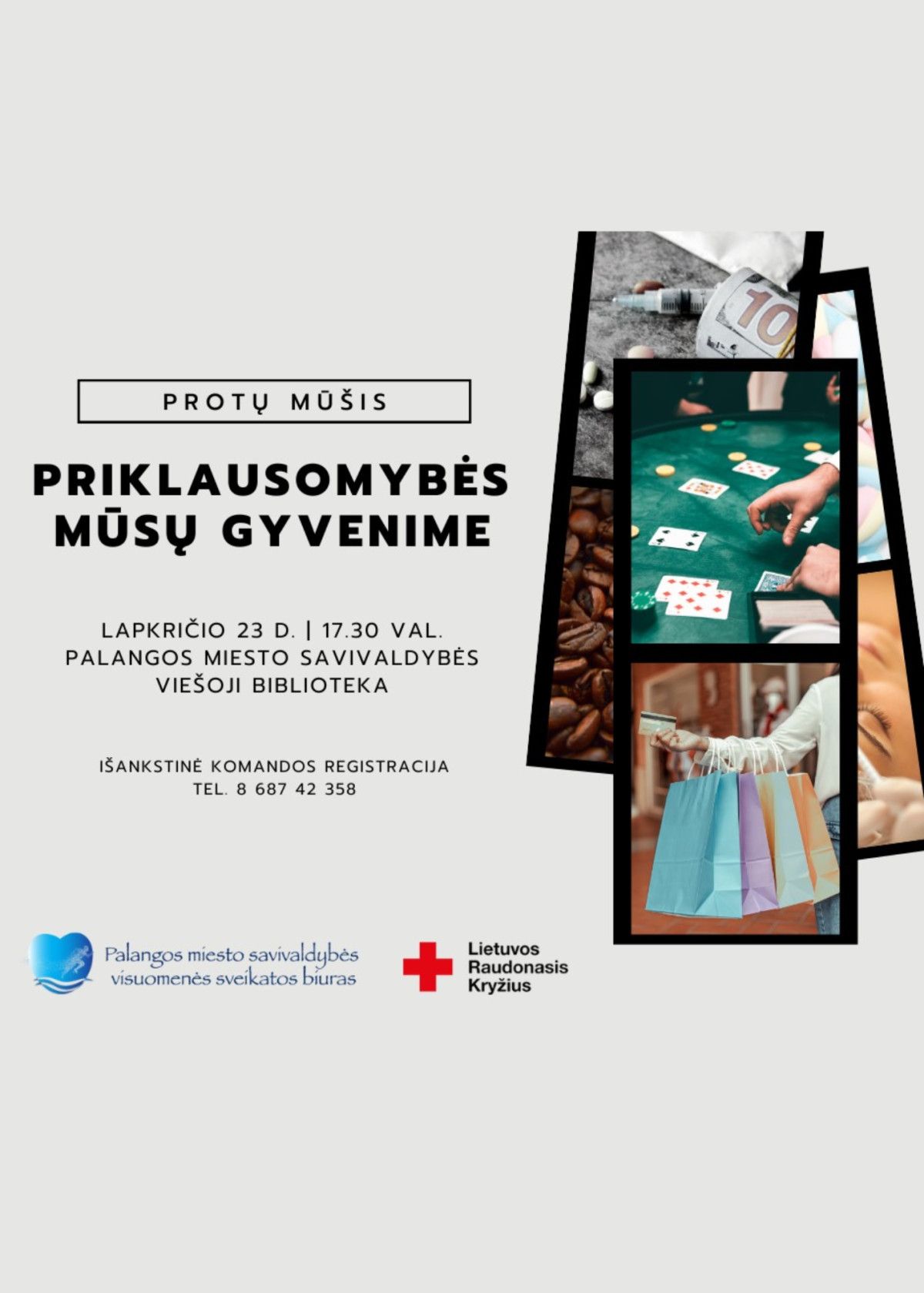 Kviečiame dalyvauti protų mūšyje „Priklausomybės mūsų gyvenime“