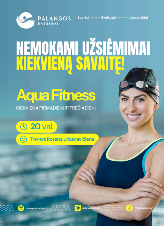 Palangos baseine - nemokami užsiėmimai kiekvieną savaitę
