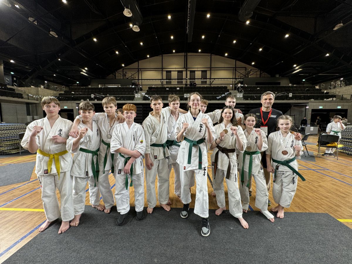 Palangiškių pergalės dėl kilnaus tikslo „Let‘s Join The Fight Together“ karate čempionate