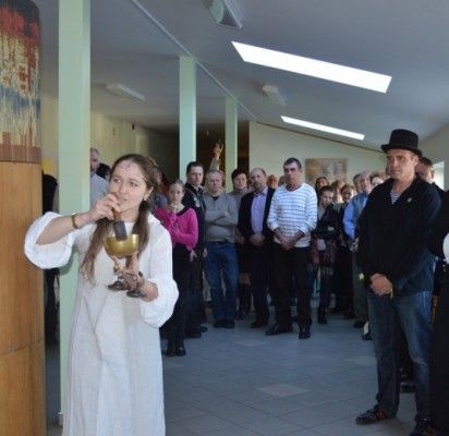 Šventojiškiai ne tik giedojo, bet ir pamatė Tautišką giesmę
