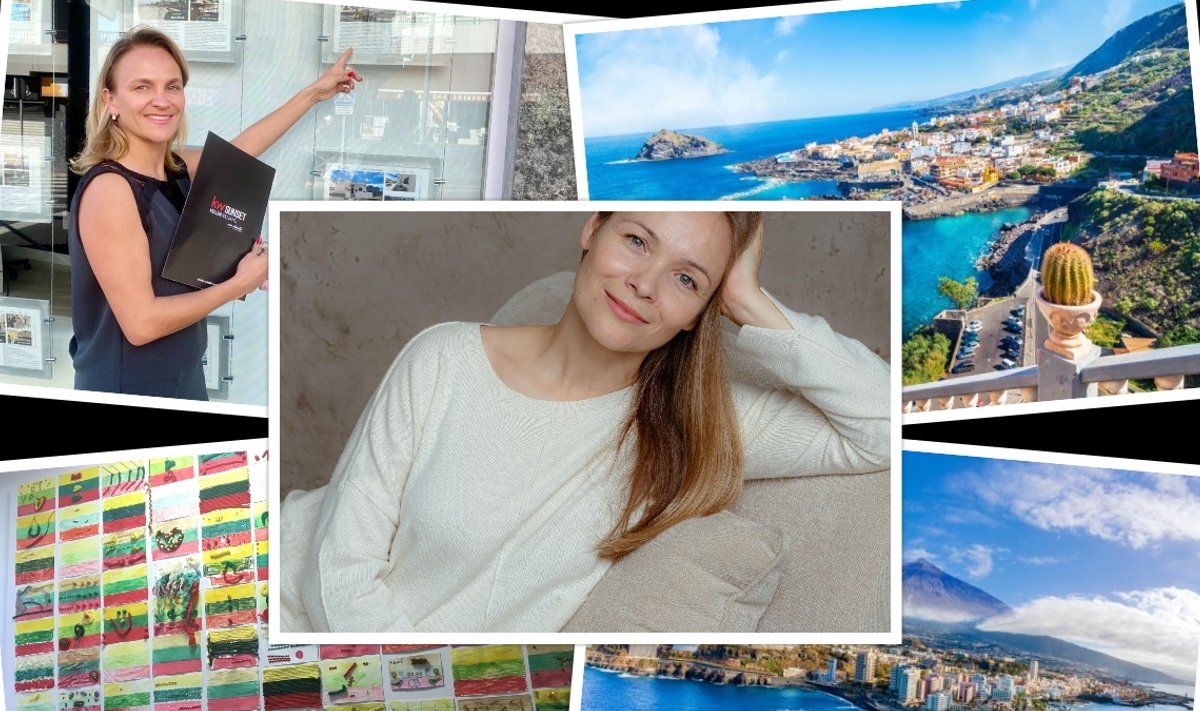 Ieva ir Irma Tenerifėje, DELFI montažas