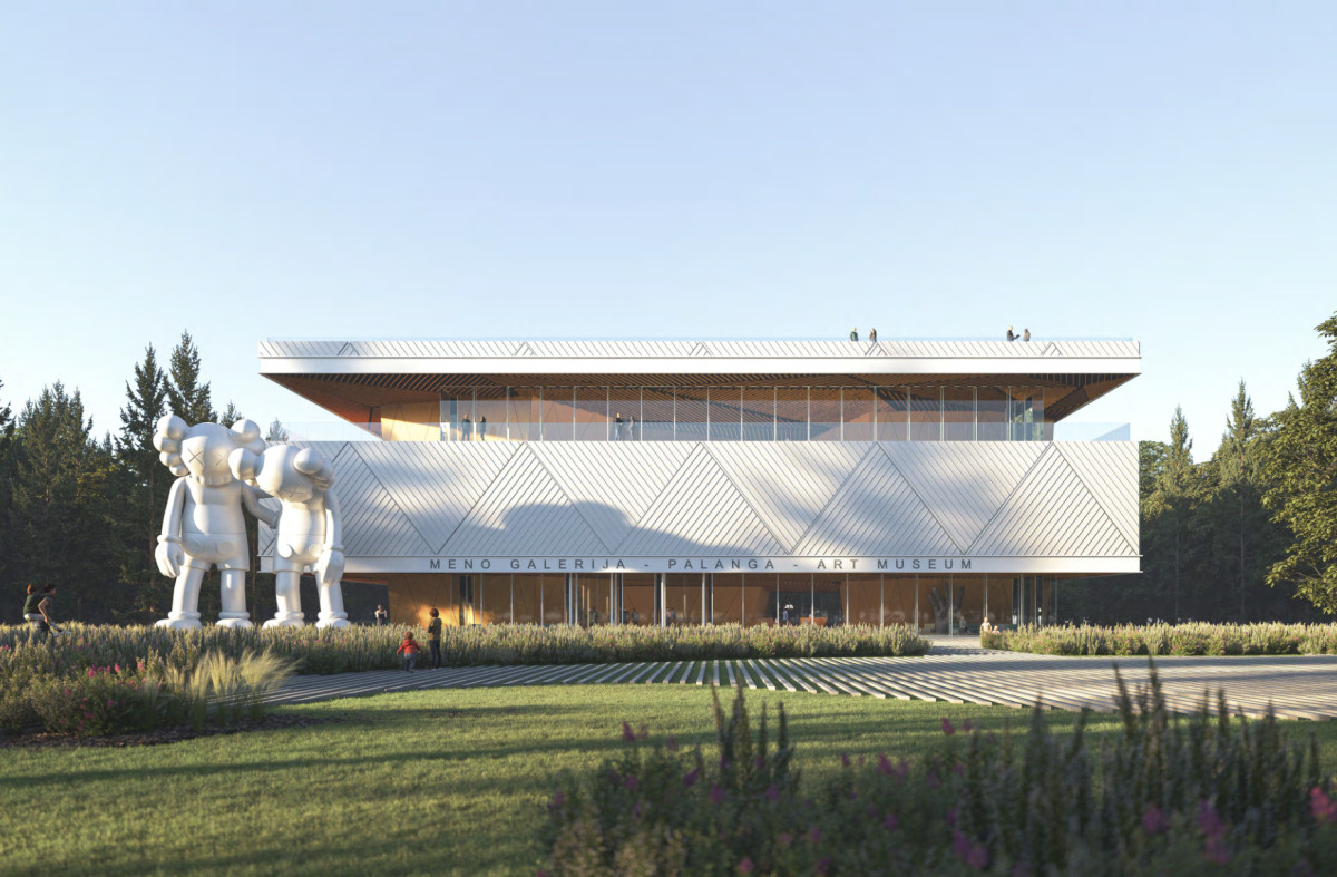 Palanga kviečia pamatyti savo ateitį: Kurhauze pristatomos būsimos meno galerijos architektūrinės idėjos (VIZUALIZACIJOS)