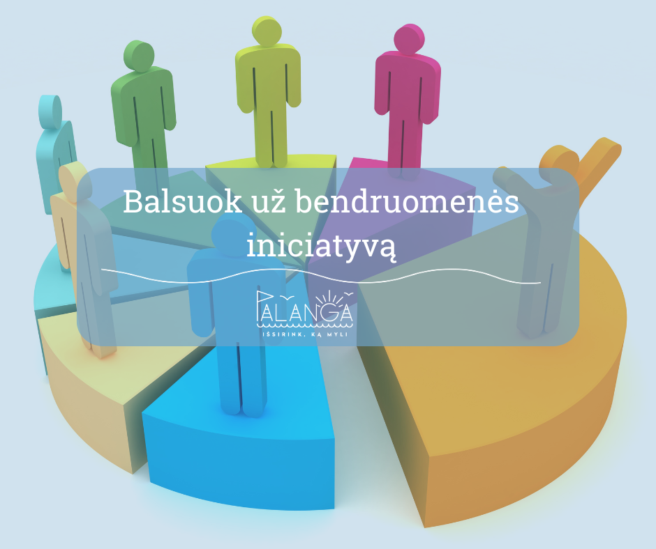 Kviečiame balsuoti už bendruomenių iniciatyvas