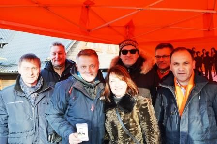 Į Palangos stintų šventę atvyko ir Lietuvos Liberalų sąjūdžio pirmininkas Eligijus Masiulis