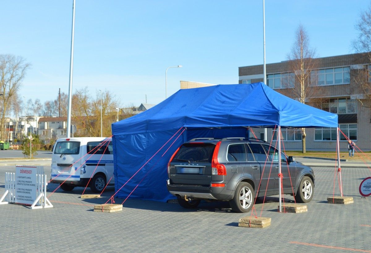 Penktadienį Palangoje pradeda veikti mobilus koronaviruso patikros punktas