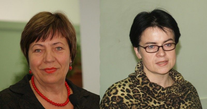 Palangos miesto savivaldybės Vaiko teisių apsaugos skyriaus vedėja Emilija Lapėnienė ir Palangos miesto socialinių paslaugų centro vadovė Daiva Dekontaitė.