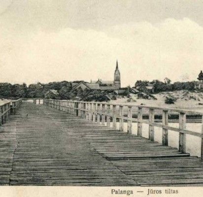 Vaizdas nuo tilto, 1925 m. Autorius: I. Stropus. Iš „Lietuva senose fotografijose“.