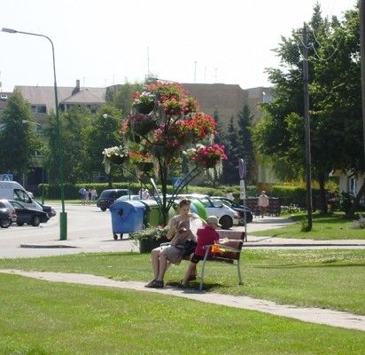 Palangiškių patogumui – nauji suolai viešosiose erdvėse