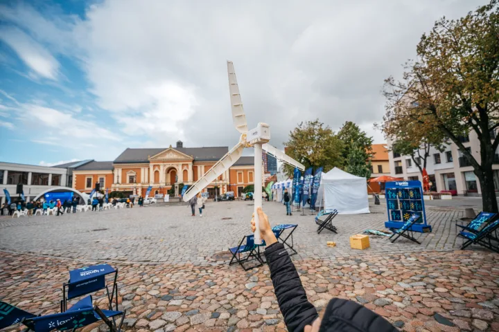 Festivalio dalyviai atsinaujinančią energetiką pažino per interaktyvias veiklas.