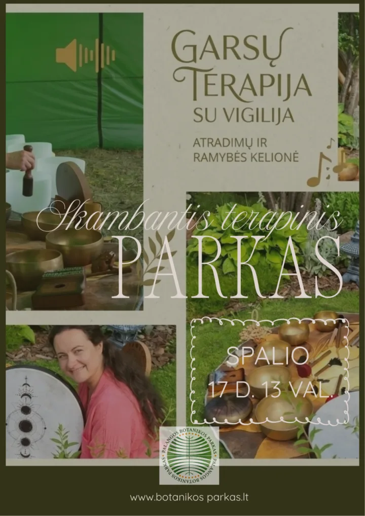 Spalio mėnesio  renginiai Palangos Birutės parke