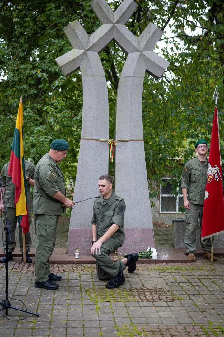 Palangoje įkurta Plechavičiaus karių sąjungos kuopa, jos vadu išrinktas Pranas Vilkauskas (FOTOGALERIJA) – nuotrauka 1