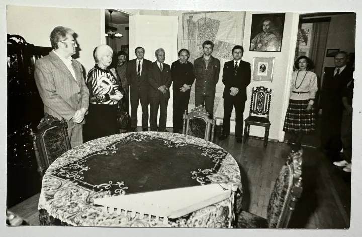 Parodos atidarymas. Palangai 830 metų - Jono Šliūpo muziejuje, 1991 m. lapkritis. Iš Mindaugo Surblio kolekcijos