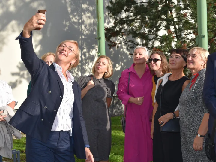 Pedagoginis „selfiukas“. G. Žindulienės nuotr.