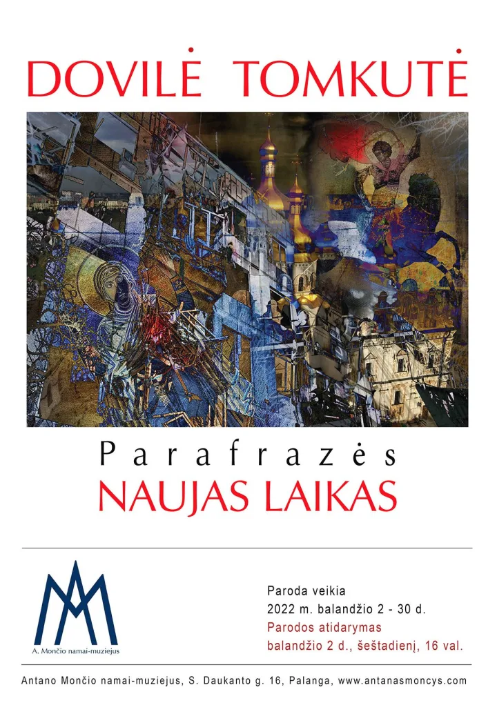 Dovilės Tomkutės ir Jūratės Kalvaitienės darbų parodos A. Mončio namuose-muziejuje Palangoje – nuotrauka 1