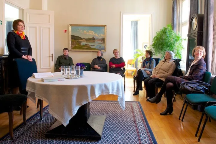 J. Šliūpo muziejuje surengta skaitymų ir muzikos valanda „Požiūris į moterį”.