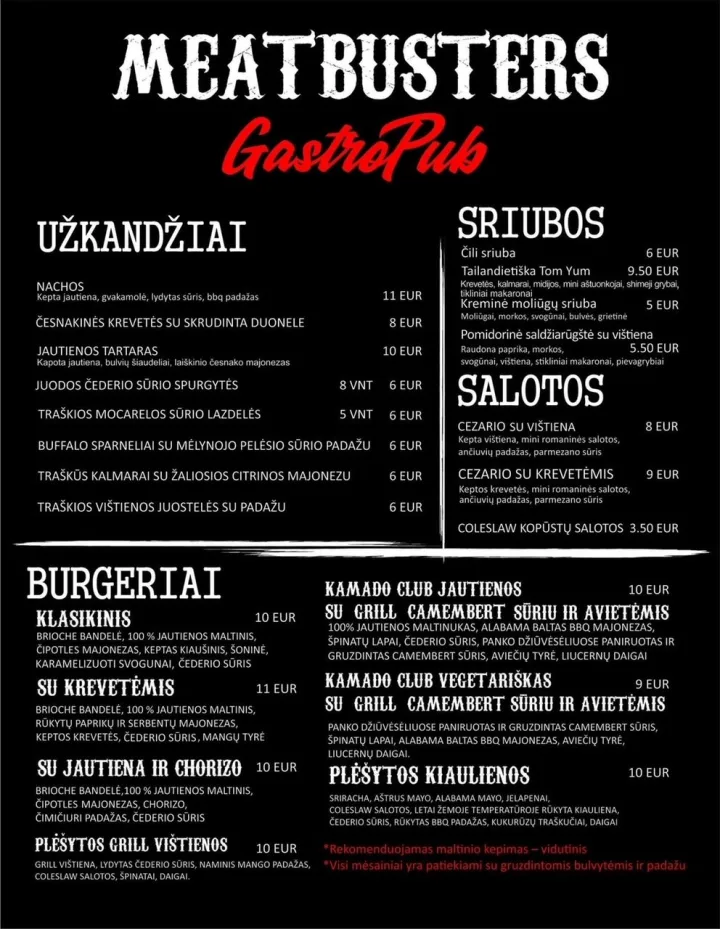 Palangos „Meatbusters“ Palangoje siūlo burgerius, firminius BBQ šonkauliukus ir firminę Tom Yum sriubą (NUOTRAUKŲ GALERIJA) – nuotrauka 1