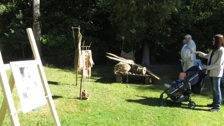 „Palangos Juzei“ skirtoji kompozicija, kaip ir kitos Latvijos ir Lietuvos floristų sukurtosios, papuošė parką.
