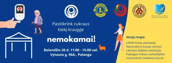 Kviečia gyventojus nemokamai atlikti kraujo tyrimą