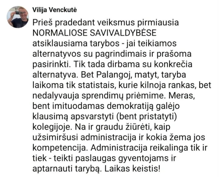 Iš Šarūno Vaitkaus "Facebook" puslapio