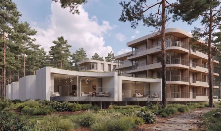 Palangoje planuojami nauji apartamentai. FOTO: PROJEKTUOTOJŲ VIZUALIZACIJA