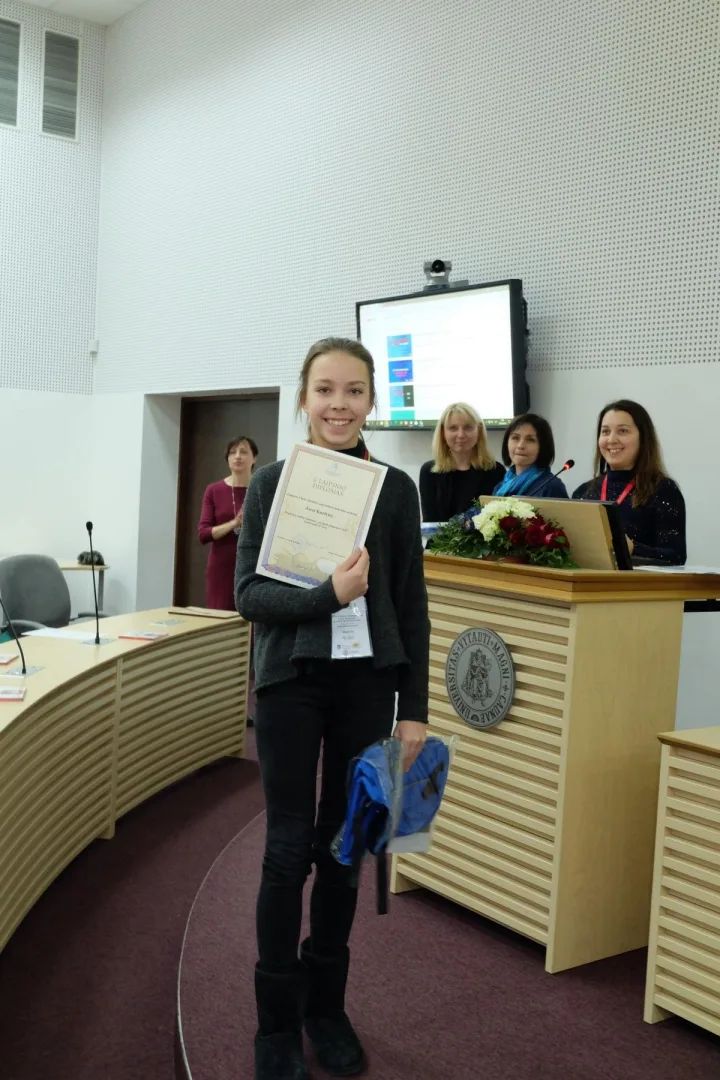 Jorė iš Palangos - antra iš geriausių prancūzų kalbos mokinių visoje Lietuvoje