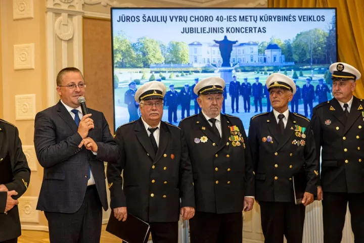 Palangos kurorto Jūros šaulių choras šventė savo veiklos 40 – metį (FOTO GALERIJA) – nuotrauka 5