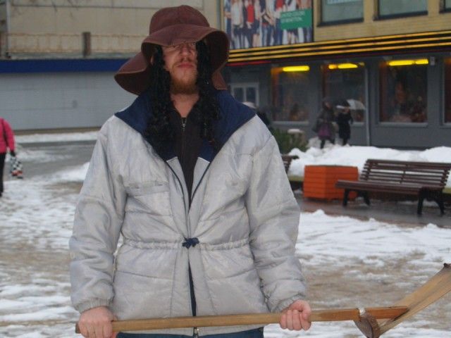 Palangiškiai varė žiemą, degino Morę – nuotrauka 2