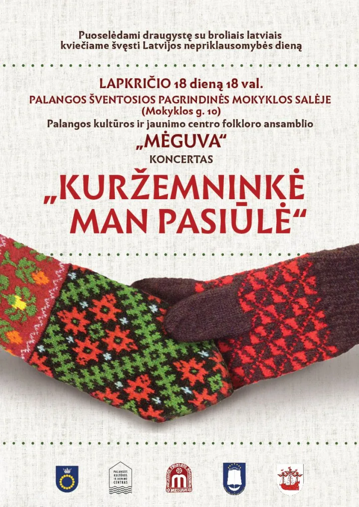 Palangos „Mėguva“ dar kartą pristatys savo programą „Kuržemninkė man pasiūlė“ – nuotrauka 1