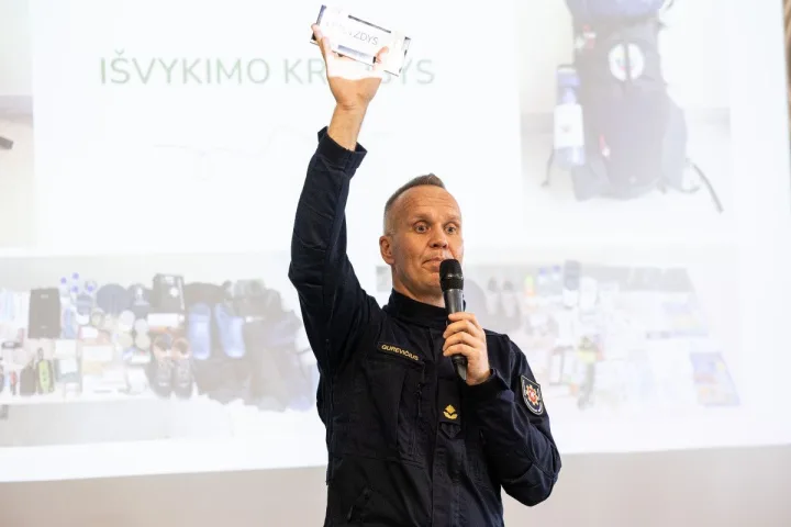 Priešgaisrinės apsaugos ir gelbėjimo departamento (PAGD) patarėjas Donatas Gurevičius