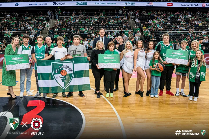 Šventosios pagrindinė mokykla tarp projekto ,,Žalgiris - Tavo mokykloje” nugalėtojų! – nuotrauka 1