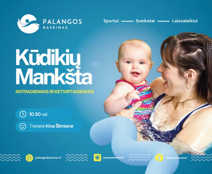 Kūdikių mankšta - Palangos baseine