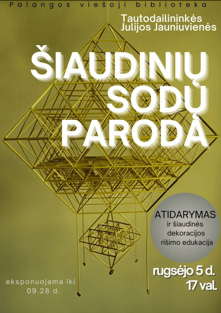 Julijos Jauniuvienės šiaudinių sodų paroda