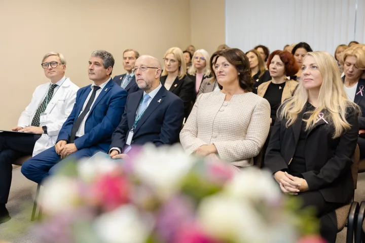 Diana Nausėdienė vizitą KUL skyrė krūties vėžio prevencijai – nuotrauka 1