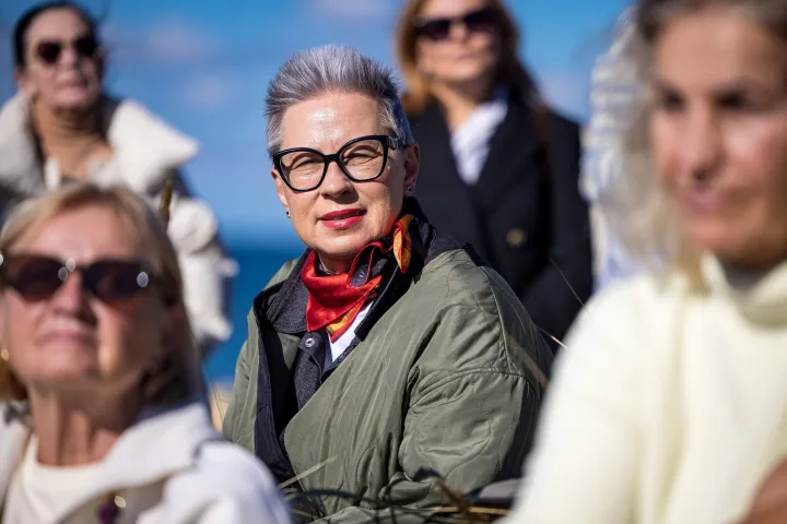 Palangoje įamžinta M. K. Čiurlionio dvasia – nuo šiol pajūryje sklando „Plaukiančio molberto žinia“ (FOTO GALERIJA) – nuotrauka 4
