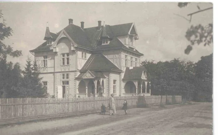 Vila „Jūros akis“. Nuotrauka iš Palangos viešosios bibliotekos kraštotyros skyriaus.