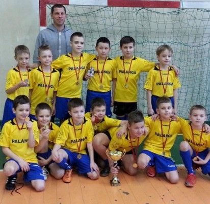 Vaikų mažojo futbolo turnyrą laimėjo palangiškiai