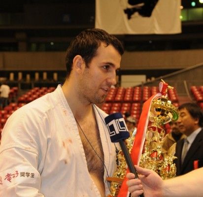 Karate olimpiadoje Japonijoje – palangiškio Luko Kubiliaus „istorinė“ 4-a vieta