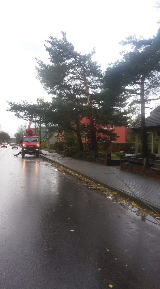 Kurorte siautėjo uraganinis vėjas – nuotrauka 2