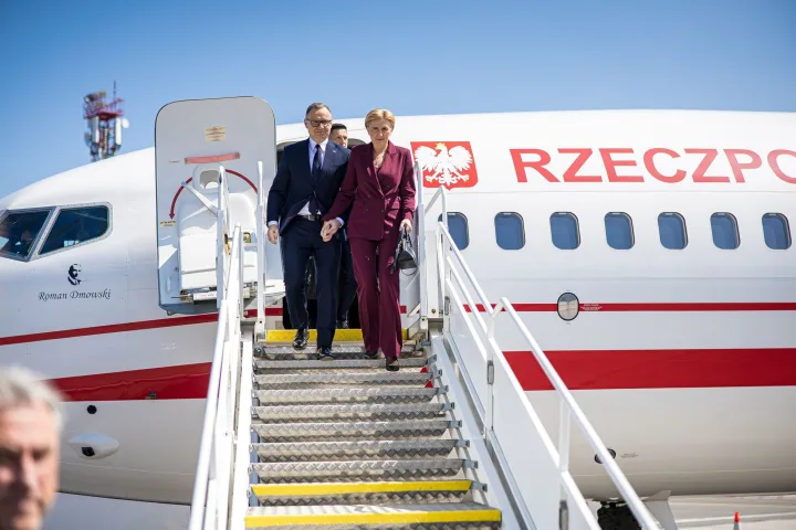 Palangoje pasitikti Lietuvos ir Lenkijos prezidentai bei pirmosios ponios – nuotrauka 1