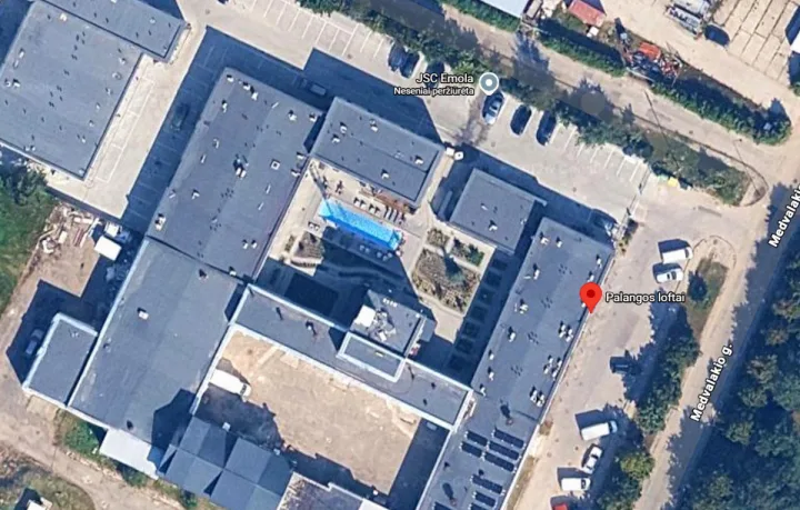 Palangos loftai. Google žemėlapio nuotrauka