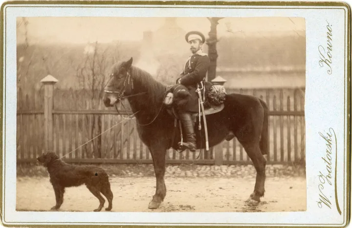 Kariškių medžioklės komandos vedėjas. 1890 m.