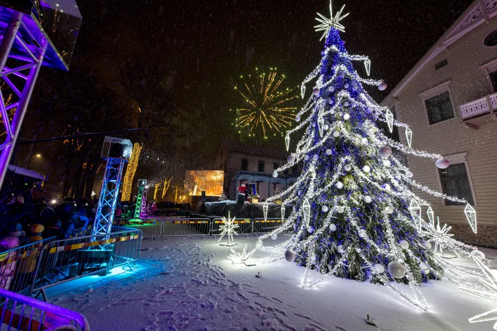 Palangoje pasklido kalėdinė nuotaika – kurortas įžiebė įspūdingą žaliaskarę (FOTO GALERIJA) – nuotrauka 10