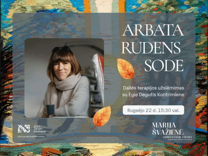 Arbata rudens sode | Dailės terapijos užsiėmimas su Egle Degutis Kontrimiene