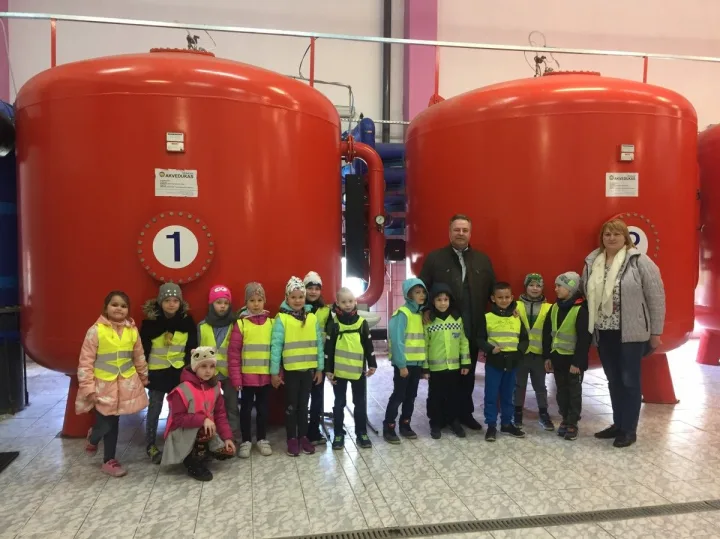 Edukacinė išvyka į UAB „Palangos vandenys“