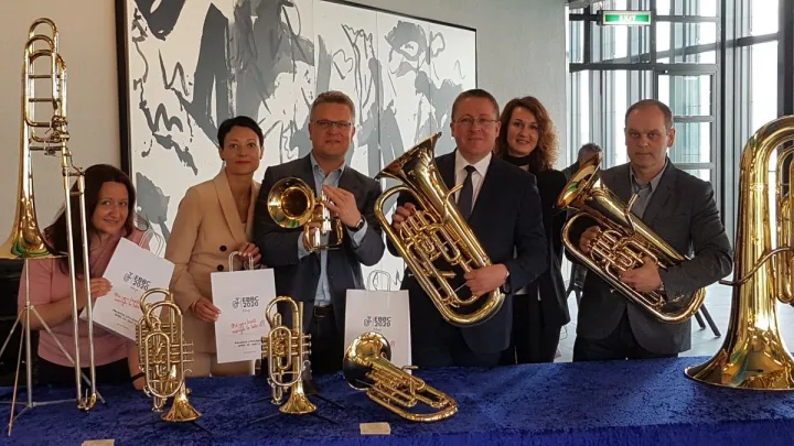 Palanga perėmė estafetę – prestižinis pučiamųjų muzikos pasaulio renginys kitąmet sudrebins kurortą