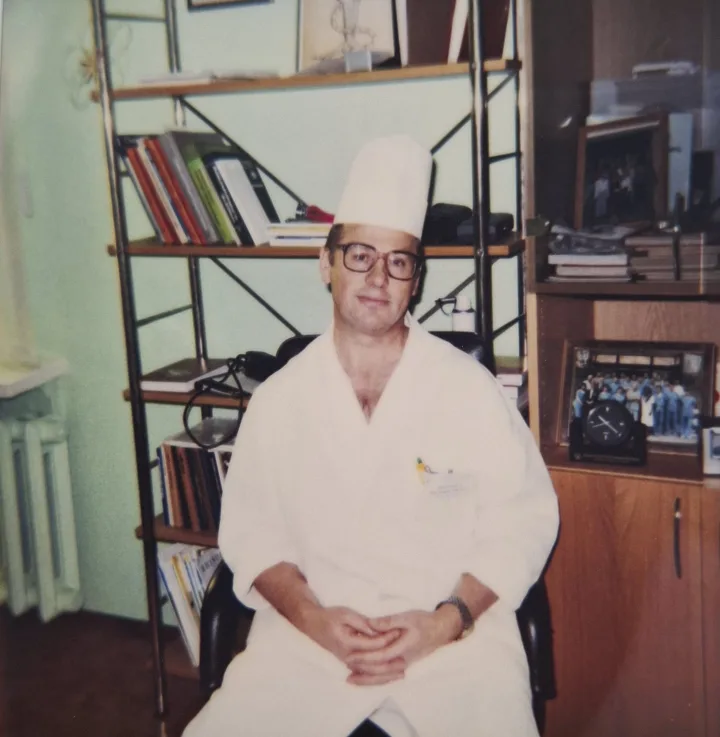 B.Praškevičius prieš kelis dešimtmečius