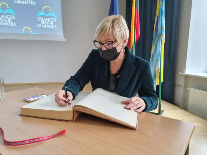 Palangoje lankėsi bei aktualius švietimo klausimus aptarė švietimo, mokslo ir sporto ministrė Jurgita Šiugždinienė (FOTO GALERIJA) – nuotrauka 6